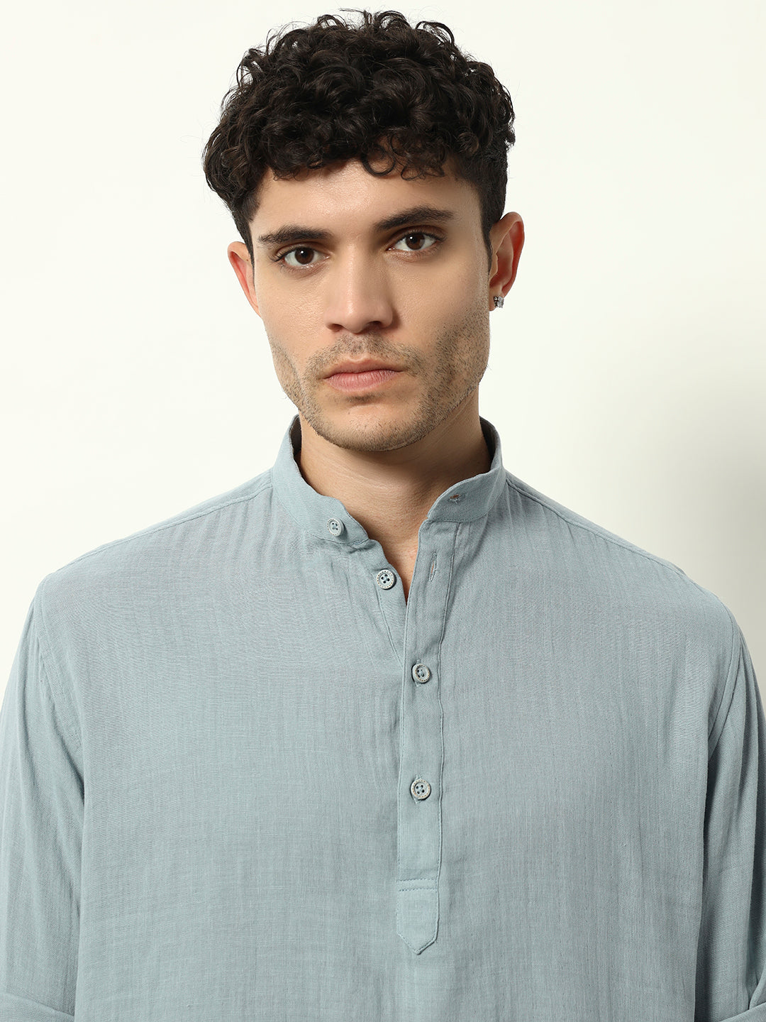 Opal Sky: Artisan Cotton Henley