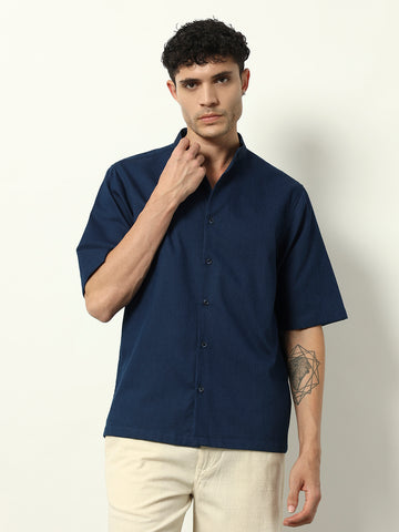 Regal Indigo – Heritage Half-Sleeve Shirt