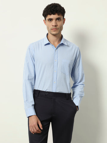 The Oxford Sky Stripe – Refined Business Essential