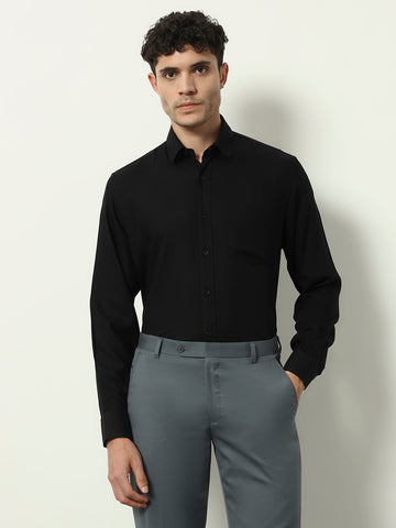 The Midnight Essential – Black Precision Shirt