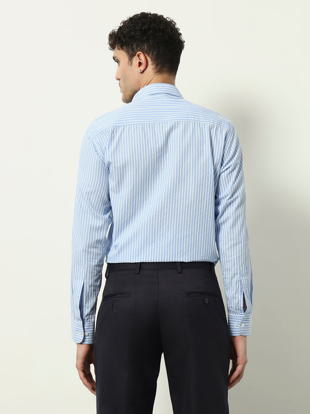 The Oxford Sky Stripe – Refined Business Essential