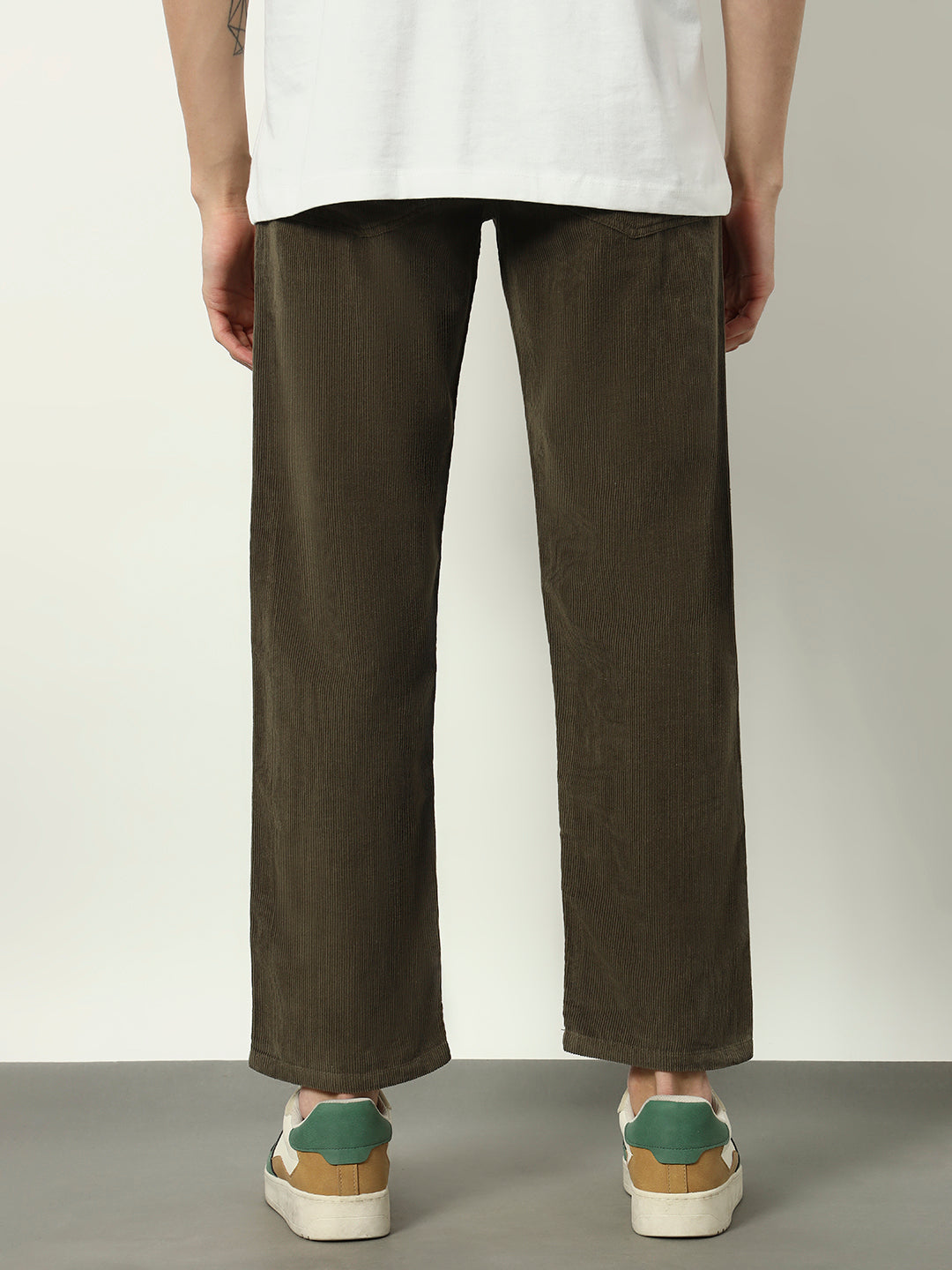 Olive Grove Corduroy Pants