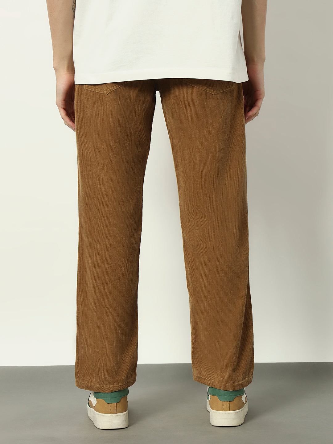 Deep Tan Corduroy Fit