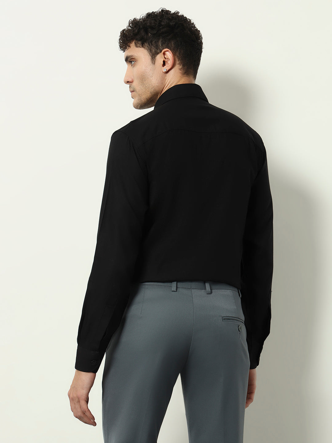 The Midnight Essential – Black Precision Shirt
