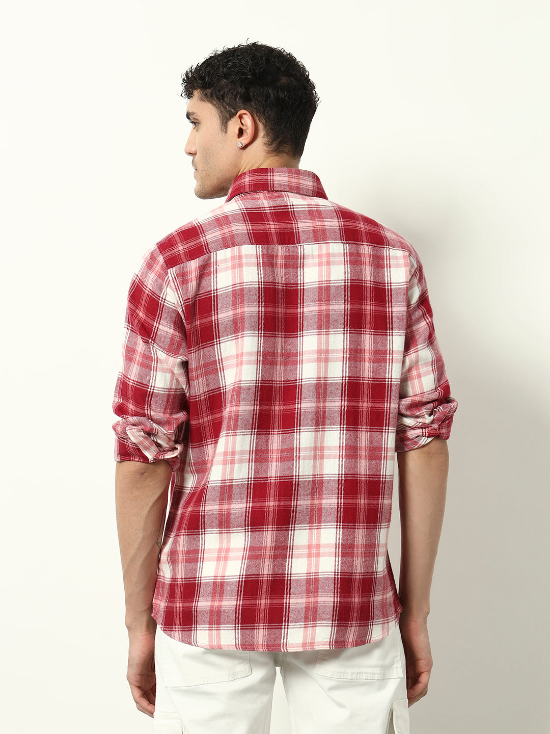 The Urban Check Flannel – Crimson Edition