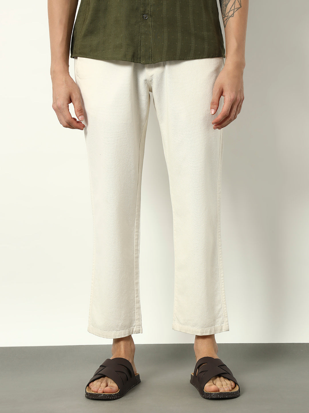 Porcelain Drift Relaxed Pants